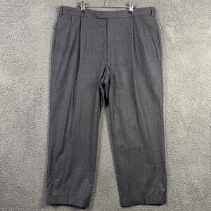 Brooks Brothers Pants Mens 38x32 (Fits 36x28) Gray Classic Fit Pleated Trousers